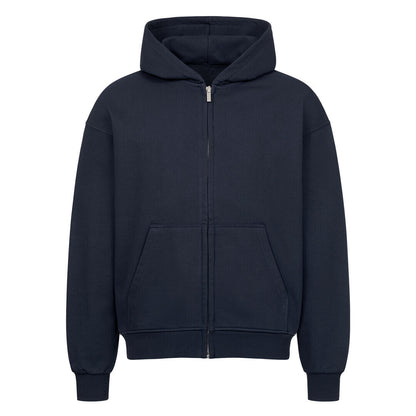 QR Oversized Zipper Hoodie